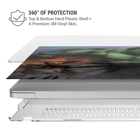 Marvel Enraged Hulk MacBook Pro 14in (2021-24) Case plus Skin