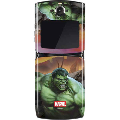 Marvel Enraged Hulk Motorola RAZR Skin