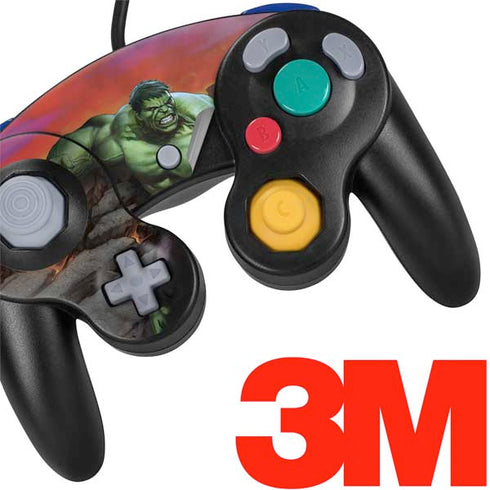 Marvel Enraged Hulk Nintendo GameCube Controller Skin