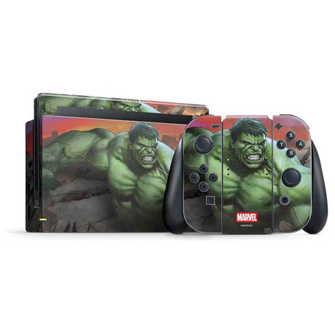 Marvel Enraged Hulk Nintendo Switch Bundle Skin