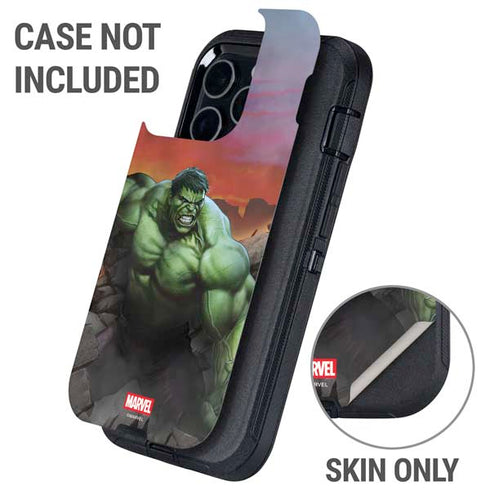 Marvel Enraged Hulk Otterbox Defender iPhone Skin
