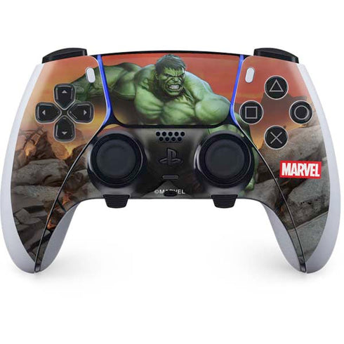 Marvel Enraged Hulk PS5 DualSense Edge Pro Controller Skin