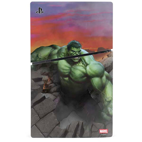 Marvel Enraged Hulk PS5 Slim Disk Console Skin