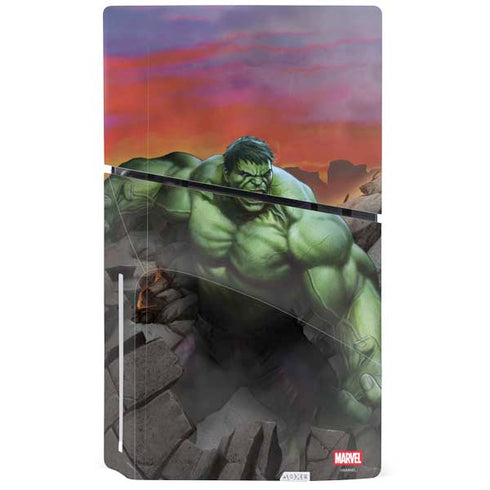 Marvel Enraged Hulk PS5 Slim Disk Console Skin
