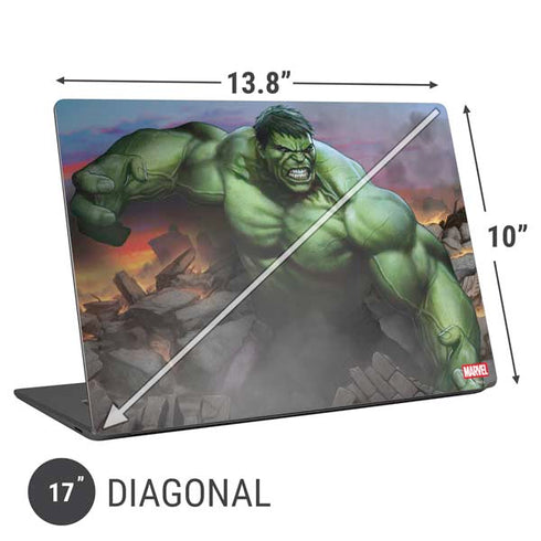 Marvel Enraged Hulk Universal Laptop 17in (13.8 x 10in) Skin