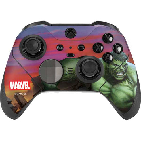 Marvel Enraged Hulk Xbox Elite Wireless Controller Series 2 Skin