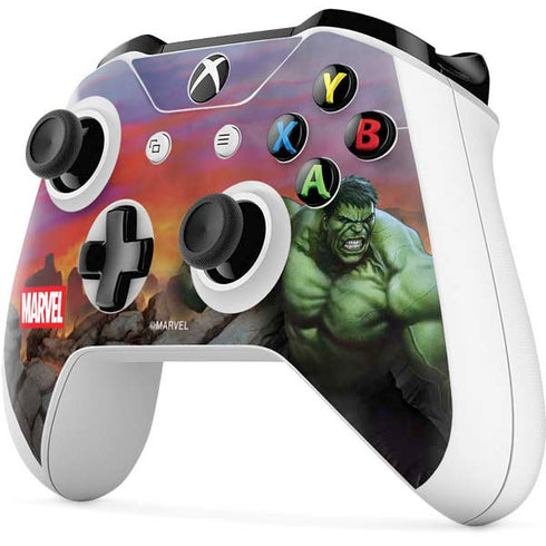 Marvel Enraged Hulk Xbox One X Controller Skin