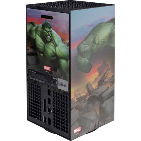 Marvel Enraged Hulk Xbox Series X Console Skin