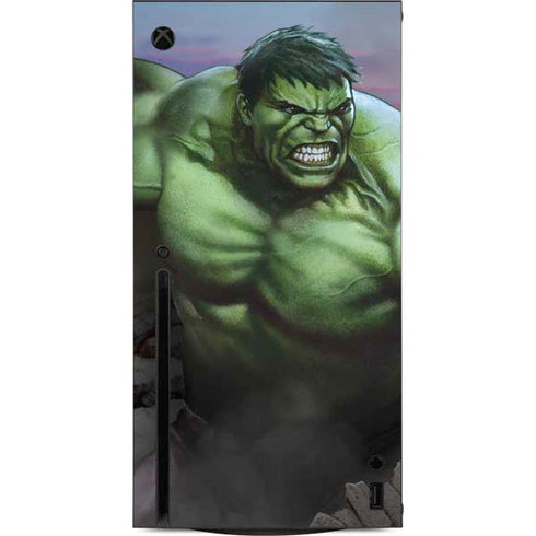 Marvel Enraged Hulk Xbox Series X Console Skin