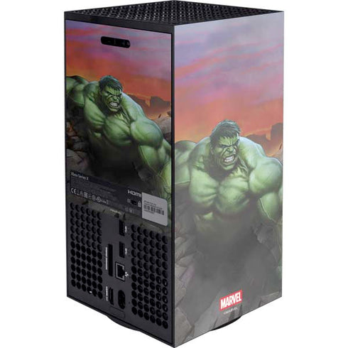 Marvel Enraged Hulk XBox Series X Digital Edition Console Skin