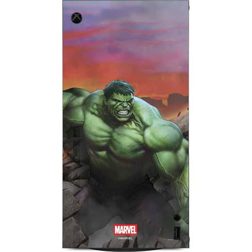 Marvel Enraged Hulk XBox Series X Digital Edition Console Skin