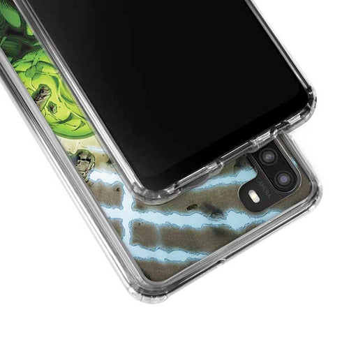 Marvel Hulk Green Goliath Galaxy A21 Clear Case