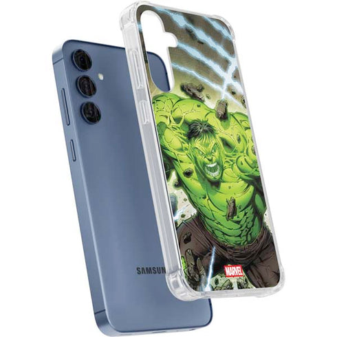 Marvel Hulk Green Goliath Galaxy A55 5G Clear Case