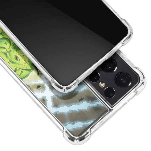 Marvel Hulk Green Goliath Galaxy S21 Ultra 5G Clear Case