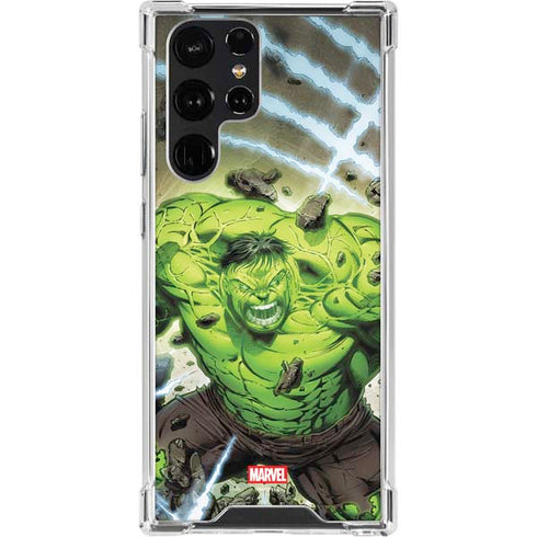Marvel Hulk Green Goliath Galaxy S22 Ultra Clear Case