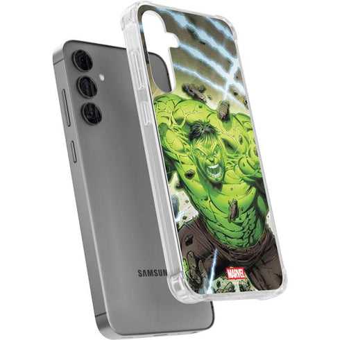 Marvel Hulk Green Goliath Galaxy S24 Plus Clear Case