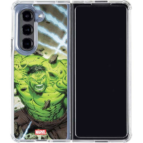 Marvel Hulk Green Goliath Galaxy Z Fold5 5G Clear Case