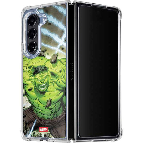 Marvel Hulk Green Goliath Galaxy Z Fold5 5G Clear Case