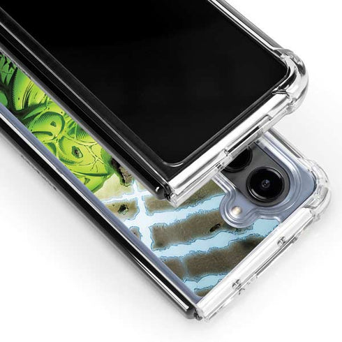 Marvel Hulk Green Goliath Galaxy Z Fold5 5G Clear Case