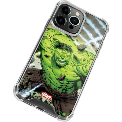 Marvel Hulk Green Goliath iPhone 13 Pro Clear Case