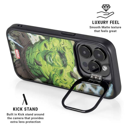 Marvel Hulk Green Goliath iPhone 13 Pro Max Kickstand Case