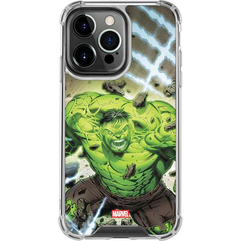Marvel Hulk Green Goliath iPhone 14 Pro Clear Case