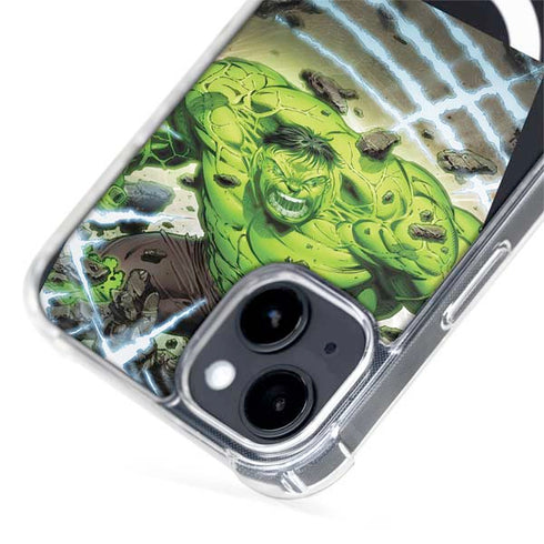 Marvel Hulk Green Goliath iPhone 15 Plus MagSafe Case