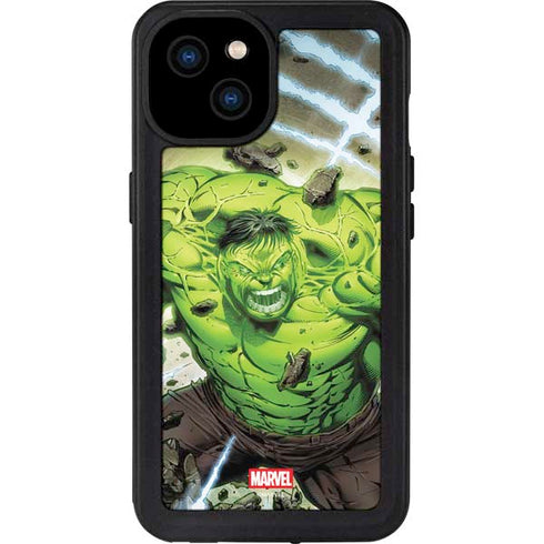 Marvel Hulk Green Goliath iPhone 15 Plus Waterproof Case