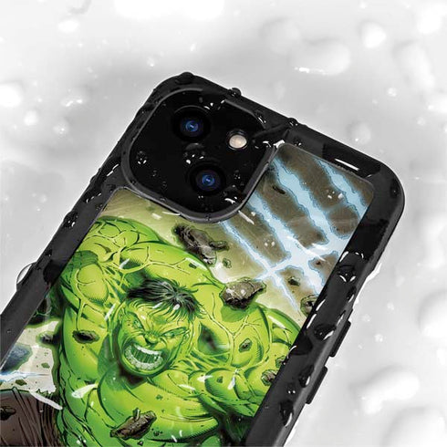Marvel Hulk Green Goliath iPhone 15 Plus Waterproof Case