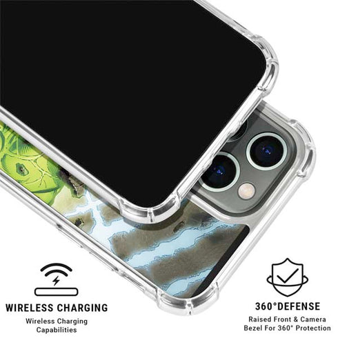 Marvel Hulk Green Goliath iPhone 15 Pro Clear Case