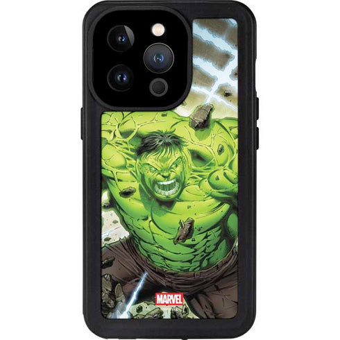 Marvel Hulk Green Goliath iPhone 15 Pro Waterproof Case