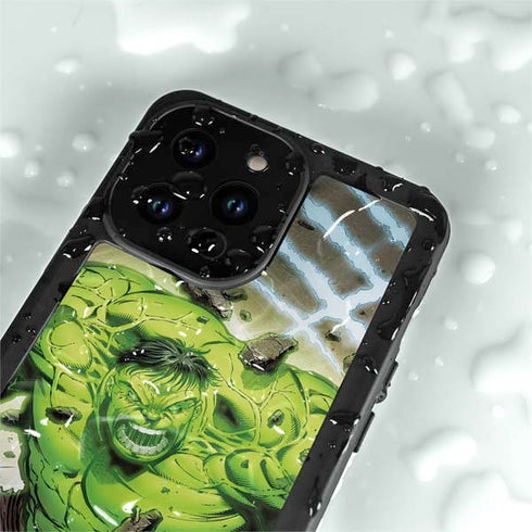Marvel Hulk Green Goliath iPhone 15 Pro Waterproof Case