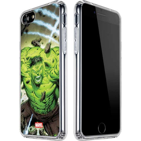 Marvel Hulk Green Goliath iPhone SE (2nd & 3rd Gen) Clear Case