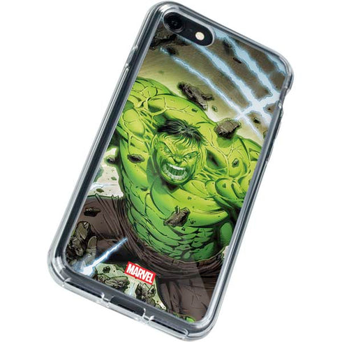 Marvel Hulk Green Goliath iPhone SE (2nd & 3rd Gen) Clear Case