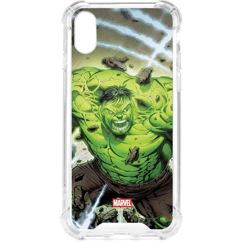 Marvel Hulk Green Goliath iPhone XS Clear Case