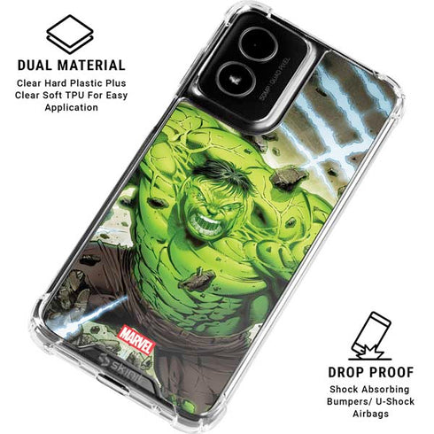 Marvel Hulk Green Goliath Moto G Power 5G (2024) Clear Case