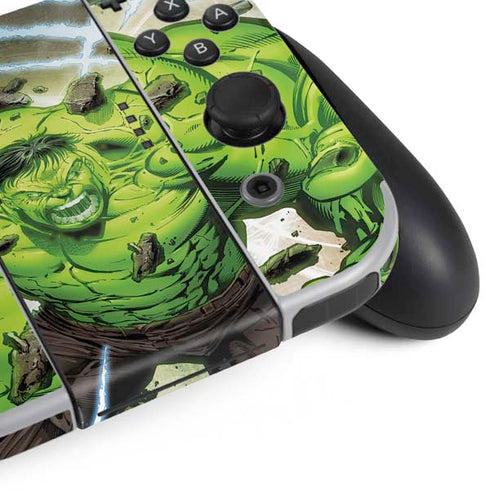 Marvel Hulk Green Goliath Nintendo Switch OLED (2021) Skin