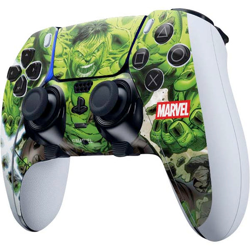 Marvel Hulk Green Goliath PS5 DualSense Edge Pro Controller Skin