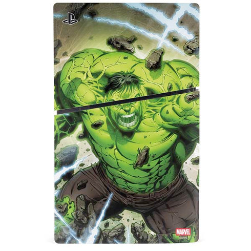 Marvel Hulk Green Goliath PS5 Slim Disk Console Skin