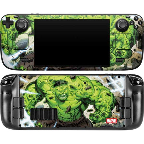 Marvel Hulk Green Goliath Steam Deck Handheld Gaming Computer OLED Skin