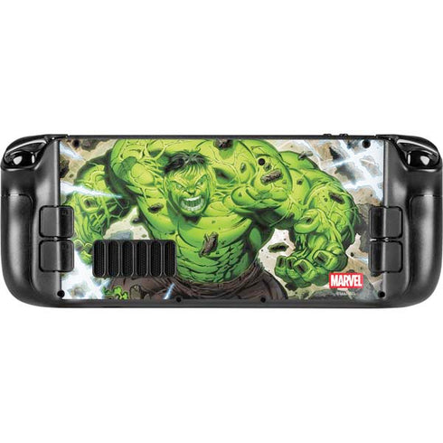 Marvel Hulk Green Goliath Steam Deck Handheld Gaming Computer OLED Skin