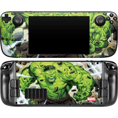 Marvel Hulk Green Goliath Steam Deck Handheld Gaming Computer Skin