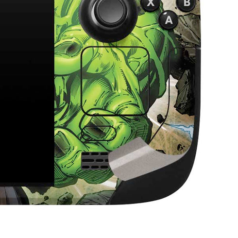 Marvel Hulk Green Goliath Steam Deck Handheld Gaming Computer Skin