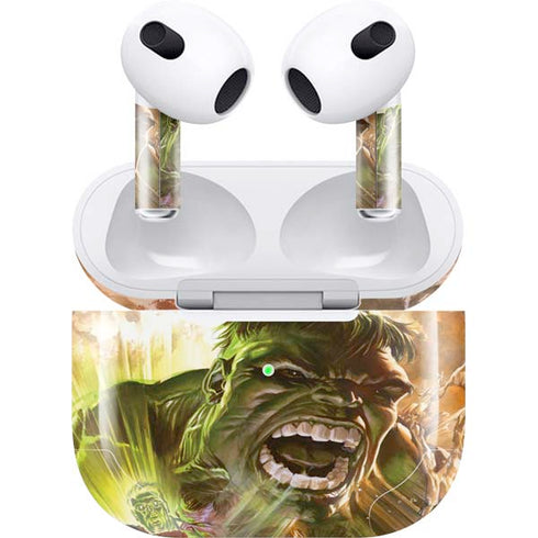 Marvel Hulk Savage Hulk Apple AirPods (3rd Gen 2021) Skin