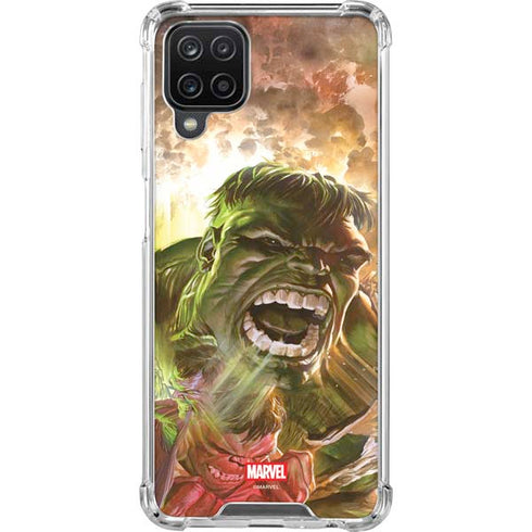 Marvel Hulk Savage Hulk Galaxy A12 Clear Case