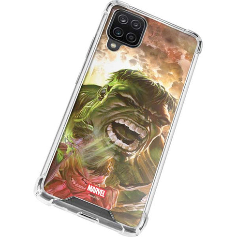 Marvel Hulk Savage Hulk Galaxy A12 Clear Case