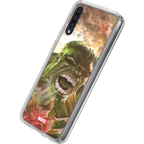 Marvel Hulk Savage Hulk Galaxy A50 Clear Case