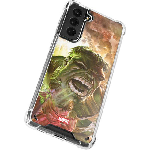 Marvel Hulk Savage Hulk Galaxy S21 5G Clear Case