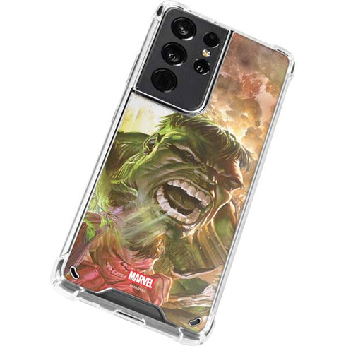 Marvel Hulk Savage Hulk Galaxy S21 Ultra 5G Clear Case