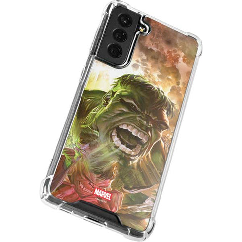 Marvel Hulk Savage Hulk Galaxy S22 Plus Clear Case